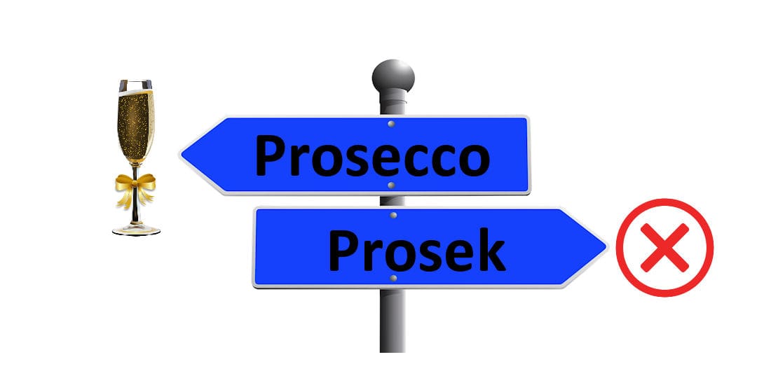 prosecco o prosek